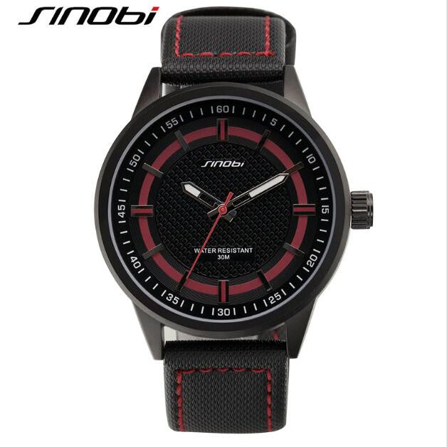 SINOBI top brand sports men waterproof fashion watch