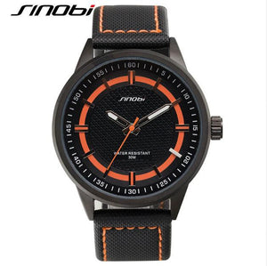 SINOBI top brand sports men waterproof fashion watch